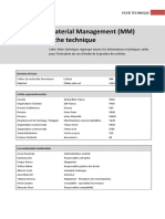 ERP Using GBI FR MM FR00 A21 Fiche Technique