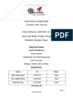 Industrial Report On Opex and Sinha Textile Group: Nasif Chowdhoary