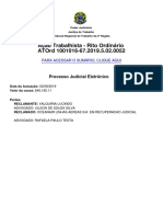 ATOrd 1001016-67.2019.5.02.0052 1grau PDF