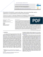 Preparation of Graphene-Coated Solid-Phase Microextraction Fiber and Its Application On Organochlorine Pesticides Determination