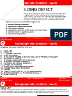 Radiograph Interpretation - Welds