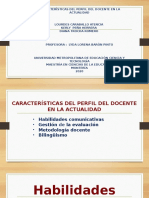 Perfil Docentes y Habilidades Comunicativas