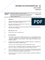 Instrução Suplementar - Is: ISN 121-005 Revisão B