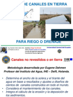 Diseno de Canales en Tierra para Riego o PDF