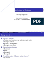 7.1 Introduction To Residues