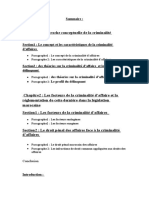 Criminalité D'affaire Notes de Cours F