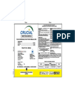 Etiqueta Crucial - 1Kg - Act. 2012