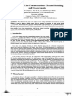 Indoor Power-Line Communications: Channel Modelling and Measurements