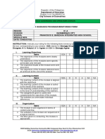 CGP Monitoring Form