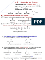 Chapter 9. Aldehydes and Ketones: RC O R RC O Ar Ar C O Ar CO