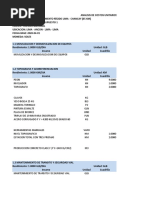 Análisis de Costos Unitarios