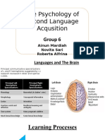 The Psychology of Second Language Acqusition: Group 6