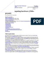 History of Computing Hardware After 1960