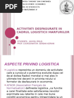 Activitati Desfasurate in Cadrul Logisticii Marfurilor