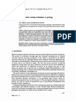 Applications o F Remote Sensing Techniques To Geology