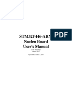 STM32F446-ARM Nucleo Board User's Manual: D.K. Blandford August, 2017 Updated November 3, 2017