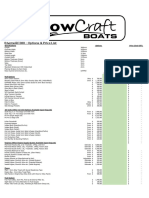 Riverwild 380 - Options & Price List