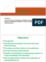 Modulation of Lung Epithelial Function by Pseudomonas Aeruginosa