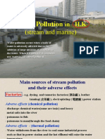 Water Pollution: (Stream and Marine)