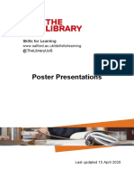 Poster Presentations: Skills For Learning