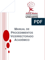 Manual de Procedimientos ACREDITACION