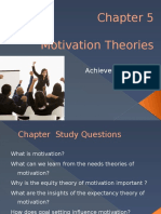 Motivation Theories: Achievement Requires Effort