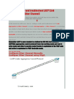 Configure Verify and Troubleshoot LACP