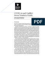 COVID-19 and Conflict: Seven Trends To Watch: Crisis Group Special Briefing N°4