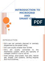 Introduction To Microgrid AND Smart Grid: Dileep G