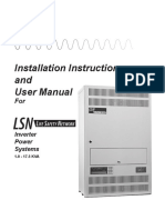 Installation Instructions and User Manual: Inverter Power Systems