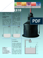 Ultrasonic Level Sensor: I. Application