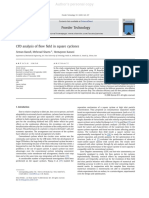 CFD Analysis of Flow Field in Square Cyc PDF