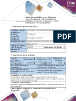 Guía de Actividades y Rúbrica de Evaluación - Fase 1 - Presaberes y Reconocimiento PDF