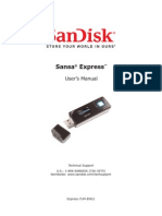 SanDisk Sansa-Express 1GB MP3-Player UserManual