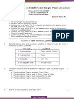 CBSE Class 10 Social Science Sample Paper 2019-2020: One Mark. Answer Them As Instructed