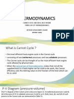 Thermodynamics (Carnot Cycle and 3RD Law)