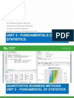 Unit 3 - Descriptive Statistics