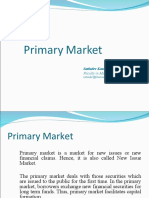 Primary Market Issue Management