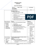 Empyrean School Kharghar Lesson Plan Guidelines: Purposes