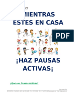 Mientras Estás en Casa Haz Pausas Activas