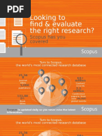 Looking To Find & Evaluate The Right Research?: Scopus Has You Covered