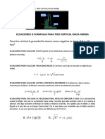 Tiro Vertical Masa-Peso y Fuerza