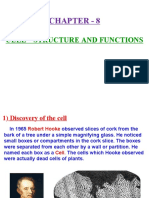 Chapter - 8: Cell - Structure and Functions