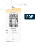 Historia Verdadera de La Conquista de La Nueva España