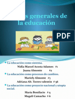 Teorías Generales de La Educación