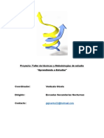 Programa Taller de Técnicas y Metodología de Estudio Corregido