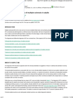 Evaluation and Diagnosis of Multiple Sclerosis in Adults - UpToDate