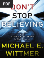 Don't Stop Believing by Michael Wittmer, Excerpt