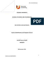 System Identifiction of Servo Rig