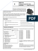 Sauer Pressure Control Pilot Valve MCV116 PDF